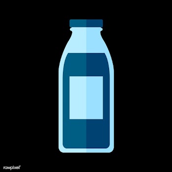 Beverage blue bottle | Free stock vector - 250355