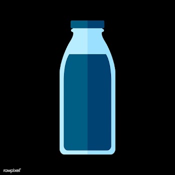 Beverage blue bottle | Free stock vector - 250508