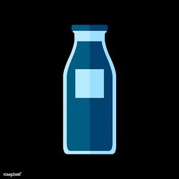 Beverage blue bottle | Free stock vector - 250513