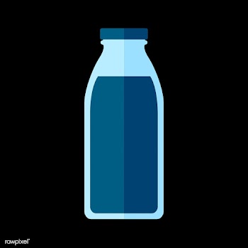 Beverage blue bottle | Free stock vector - 250546