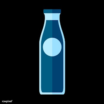 Beverage blue bottle | Free stock vector - 250549