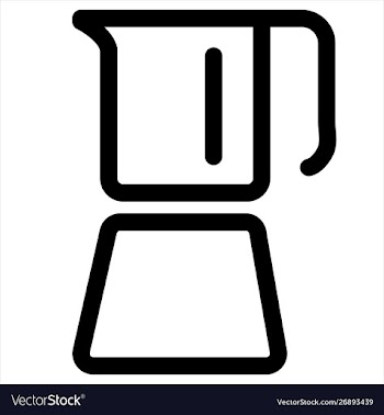 Beverage coffee drink maker mug icon vector image