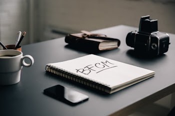BFCM Written In Notebook