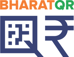 Bharat QR Logo Vector