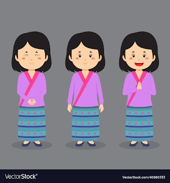 bhutan character with various expression