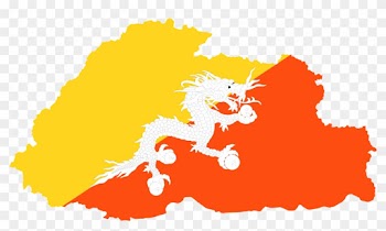 Bhutan Is Blessed With A Natural Living Culture And - Hard Flag To Draw