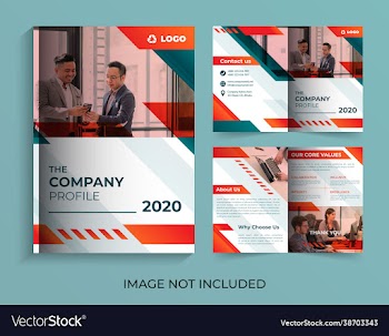 bi-fold brochure design for corporate business