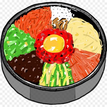 Bibimbap Korean cuisine Food Fish Clip art - rice bowl 