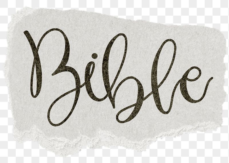 Bible png word sticker typography, | Free PNG - rawpixel