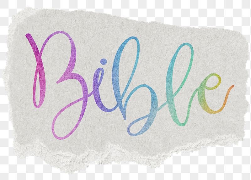 Bible png word sticker typography, | Free PNG - rawpixel
