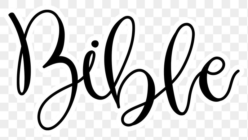 Bible png word sticker typography, | Free PNG - rawpixel