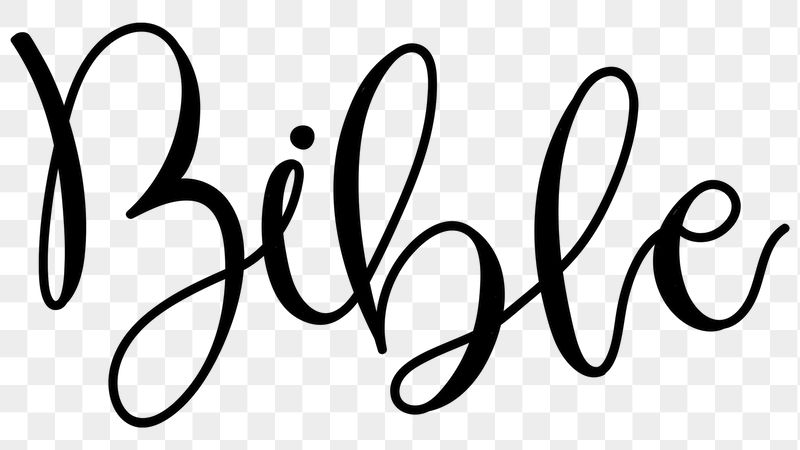 Bible png word sticker typography, | Free PNG - rawpixel