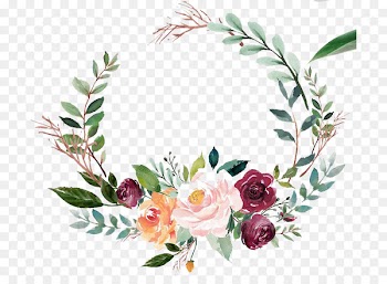 Bible Wine label Religious text - floral wreath Watercolor 