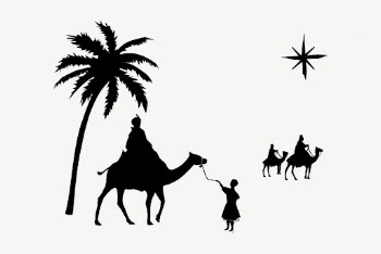 Biblical Magi silhouette drawing, religious | Free Vector - rawpixel