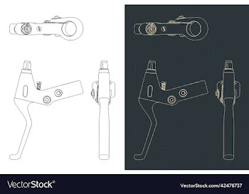 bicycle brake lever blueprints