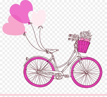 Bicycle Clip art Image Design Graphics - pink bicycle 