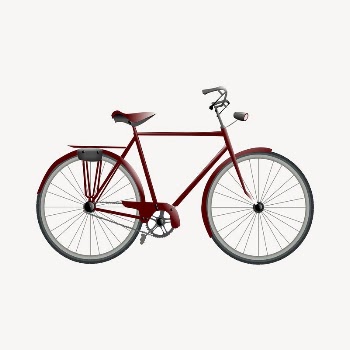 Bicycle clipart, vehicle illustration. Free | Free Photo - rawpixel