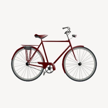 Bicycle clipart, vehicle illustration vector. | Free Vector - rawpixel