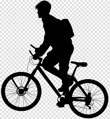 Bicycle Cycling Silhouette Mountain bike, Bicycle transparent background PNG clipart
