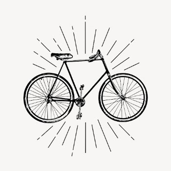 Bicycle drawing, vintage sustainable vehicle | Free PSD Illustration - rawpixel