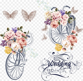 Bicycle Flower bouquet - Bicycle Wedding Bouquet 