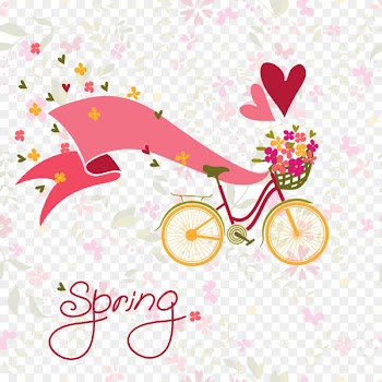 Bicycle Flower Stock photography Illustration - Bike Ribbon 