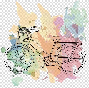 Bicycle frame Vintage clothing Drawing, bike transparent background PNG clipart