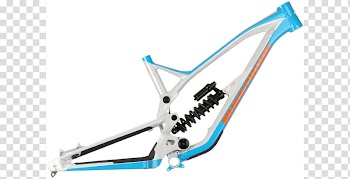 Bicycle Frames Frames Mountain bike Film frame, orange grey transparent background PNG clipart