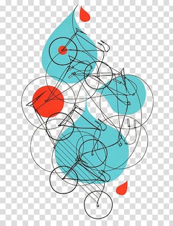 Bicycle Graphic design Poster Illustration, Bike Line transparent background PNG clipart