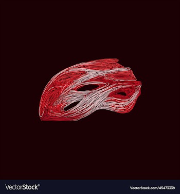 bicycle helmet artwork creative desig