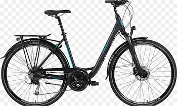 Bicycle, Hybrid Bicycle, Electric Bicycle, Land Vehicle PNG