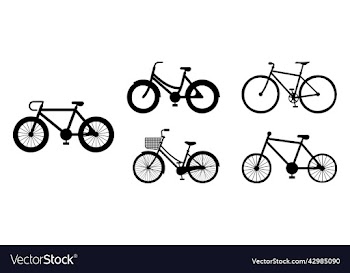bicycle icon or logo collection