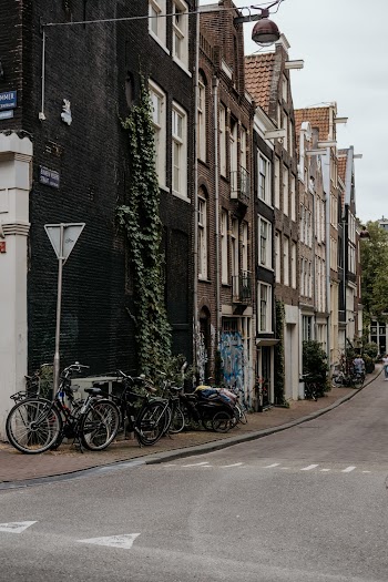 Bicycle Parking Beside Street Light