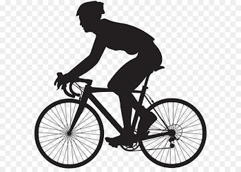 Bicycle pedal Bicycle wheel Cycling BMX bike Rim - Cyclist Silhouette PNG Clip Art Image 