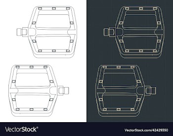 bicycle pedals blueprints