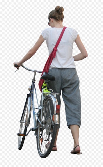 Bicycle People Cycling - walking 