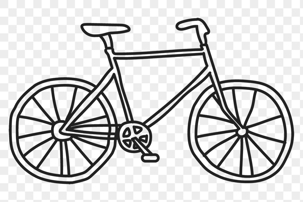 Bicycle png sticker, sustainable vehicle | Free PNG Illustration - rawpixel
