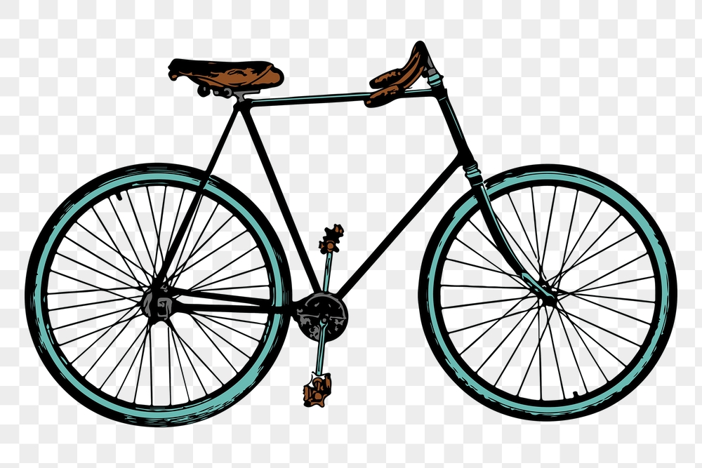 Bicycle png sticker, sustainable vehicle | Free PNG Illustration - rawpixel