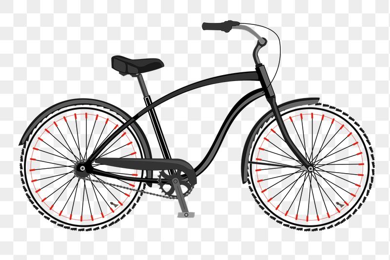 Bicycle png sticker, vehicle illustration | Free PNG - rawpixel