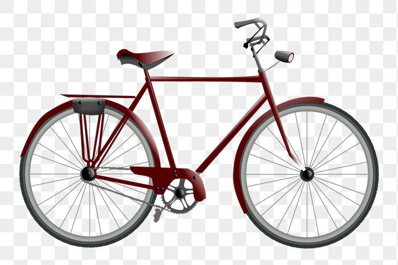 Bicycle png sticker, vehicle illustration | Free PNG - rawpixel