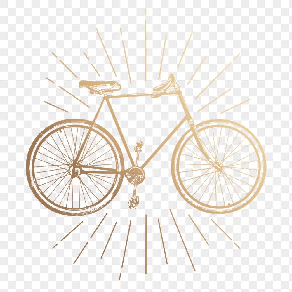 Bicycle png sticker, vintage vehicle | Free PNG Illustration - rawpixel