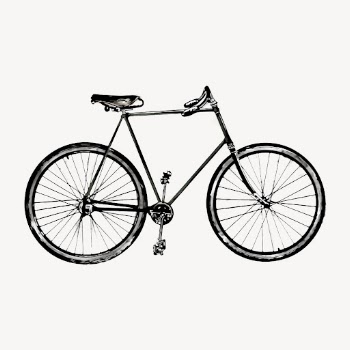 Bicycle watercolor sticker, vehicle vintage | Free Vector Illustration - rawpixel