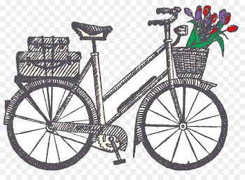 Bicycle Wheels Paper Rubber stamp Postage Stamps - Bicycle 