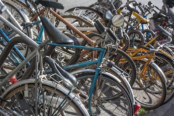 Bicycles at Belleville, France  | Free Photo - rawpixel