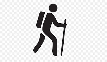Bidezidor kirol Logo Pictogram Symbol Sign - hiking icon 