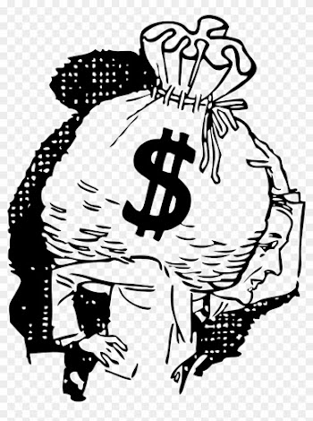 Big Bag Of Money Svg Vector File, Vector Clip Art Svg - Bag Of Money