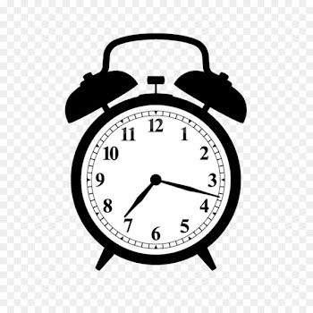 Big Ben Clock face Alarm clock - Black and white vector clock 