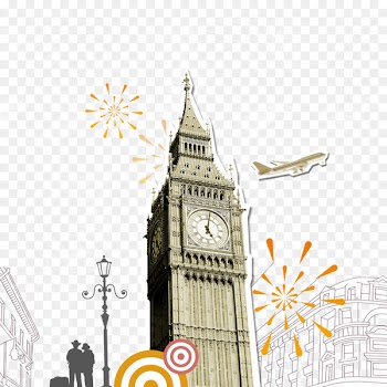 Big Ben London Illustration - British Tourist 