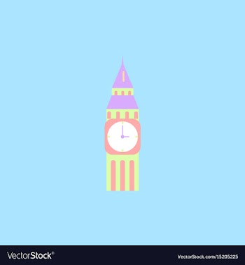 Big ben monument of london big ben vector image