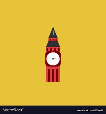Big ben monument of london big ben vector image